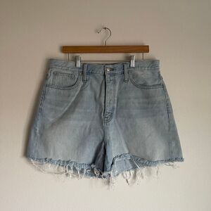 Madewell The MomJean Distressed‎ Shorts Women's Size 32